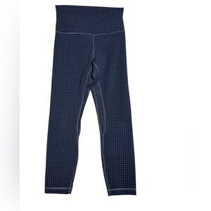 lululemon athletica Navy Patterned Leggings